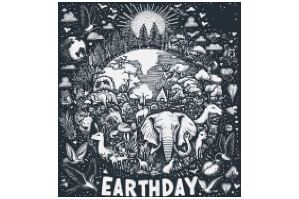 Earthday: A Illustration Celebrating the Wonders of Our Planet