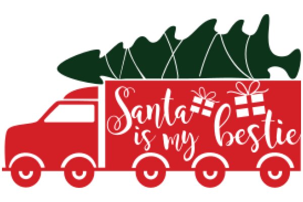 Santa's Delivery Truck: A Festive Christmas Greeting