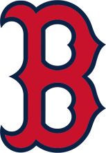 Vibrant Red and Blue Boston Red Sox Logo