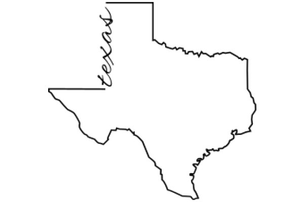 Simplified Texas State Outline