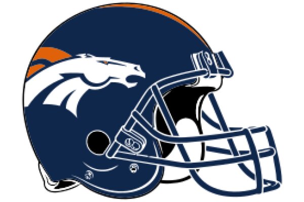 Denver Broncos Football Helmet