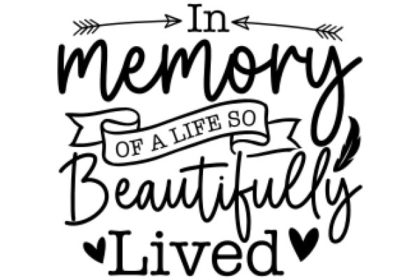 In Memory of a Life So Beautifully Lived