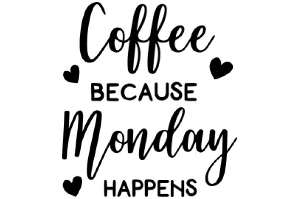 Coffee Because Monday Happens