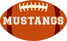 Mustangs Football Logo