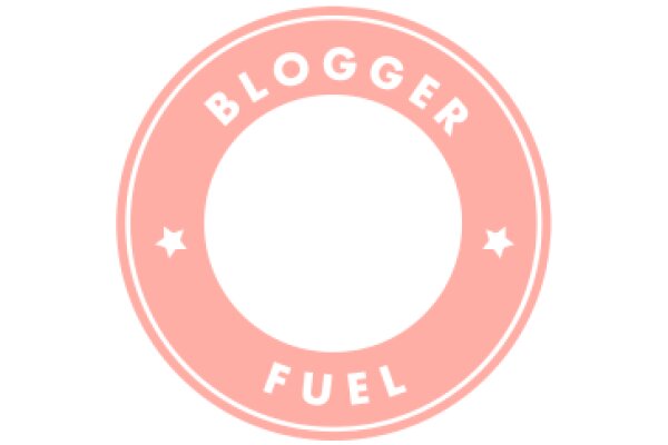 Pink Circle with 'BLOGGER FUEL' Text