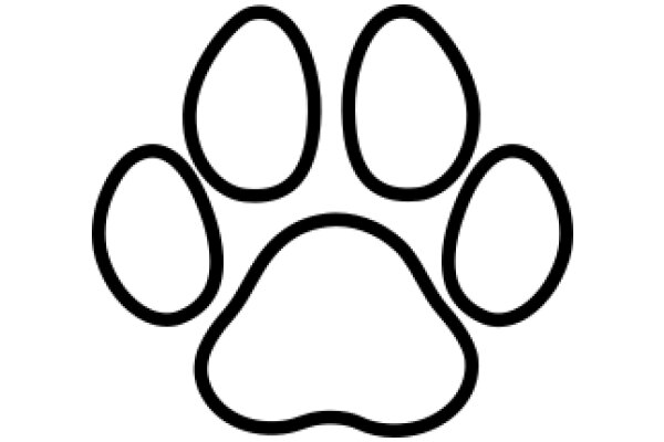 Simplistic Paw Print Design