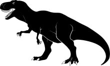 A Silhouette of a T-Rex: A Classic Symbol of Prehistoric Life