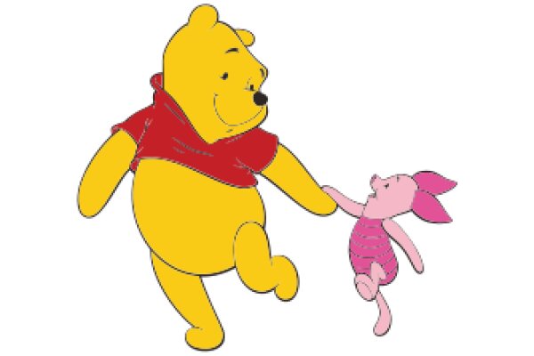 Winnie the Pooh and Piglet: A Friendly Adventure