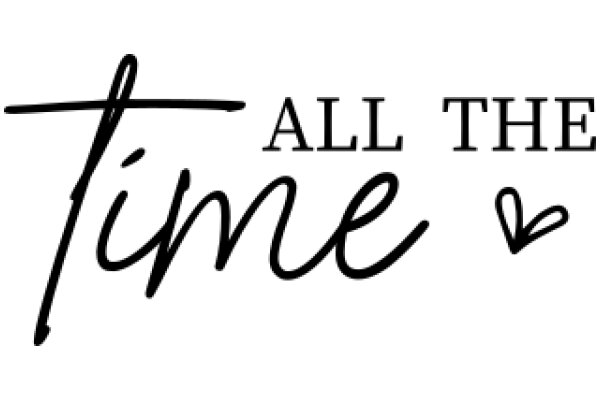 All the Time: A Graphic Design Project