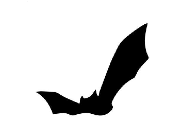 Silhouette of a Bat in Flight