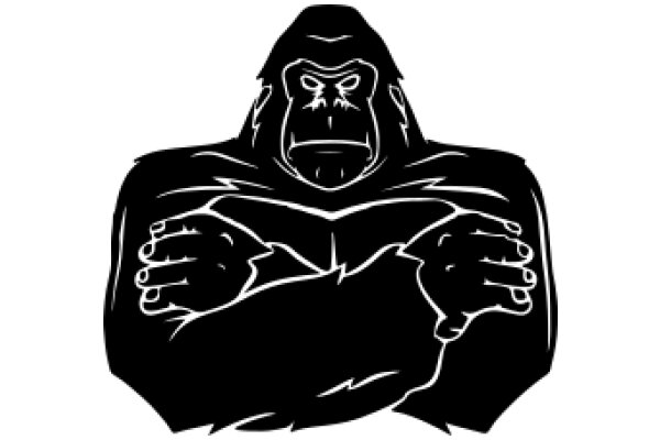 Stylized Illustration of a Gorilla