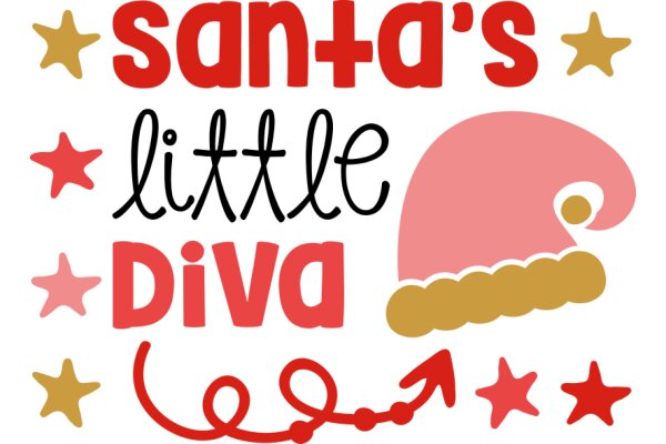 Santa's Little Diva: A Festive Holiday Greeting