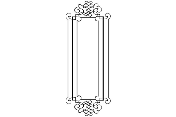 Stylized Frame with Intricate Designs