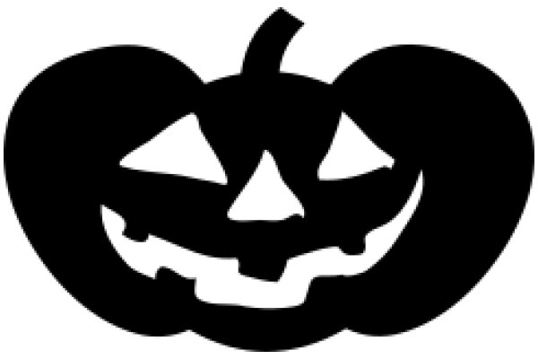 Halloween Symbol: A Silhouette of a Pumpkin with a Smile