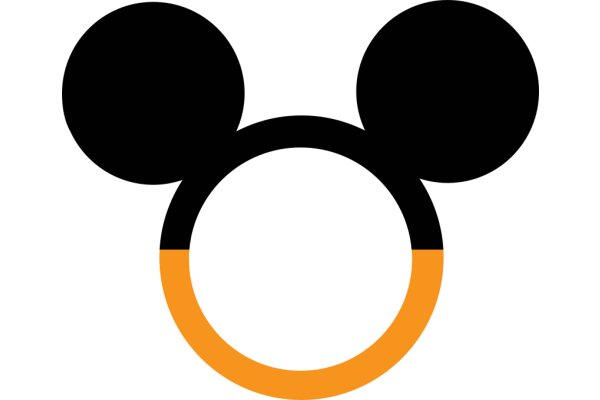 Simplistic Disney Logo: A Minimalist Approach to Iconic Branding