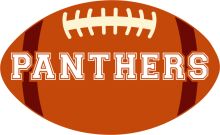 The Football Logo for the Panthers