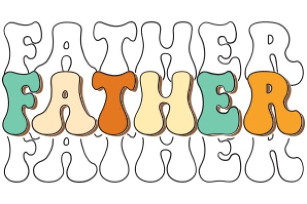 Colorful Lettering Artwork: Father's Day Gift Idea