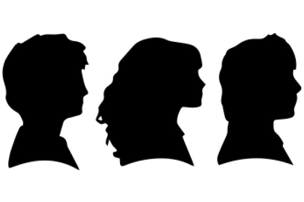 Silhouettes of Three Profiles: A Study in Shape and Silhouette