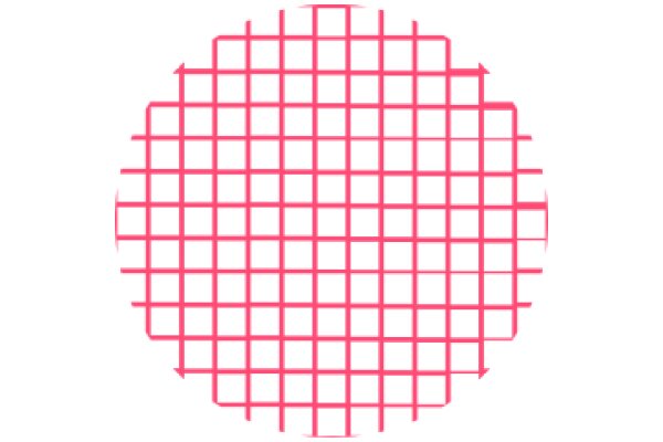 Vibrant Pink Grid Pattern