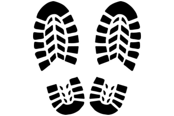 Simplified Footprint Icons: A Minimalist Approach to Symbolizing Walking