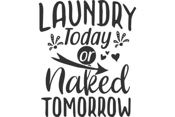 Laundry Day or Naked Tomorrow: A Playful Take on Priorities