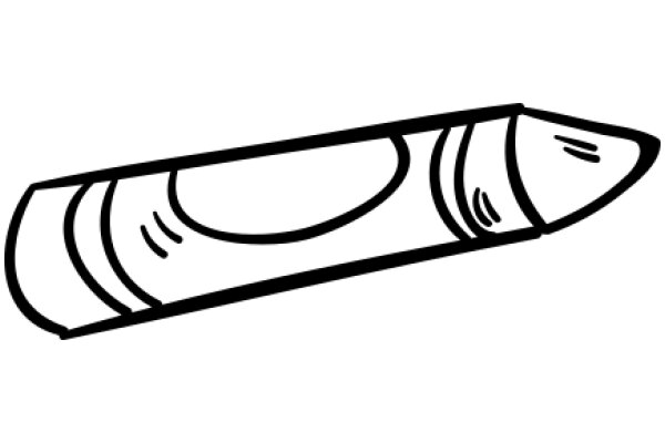 A Simple Line Drawing of a Cone