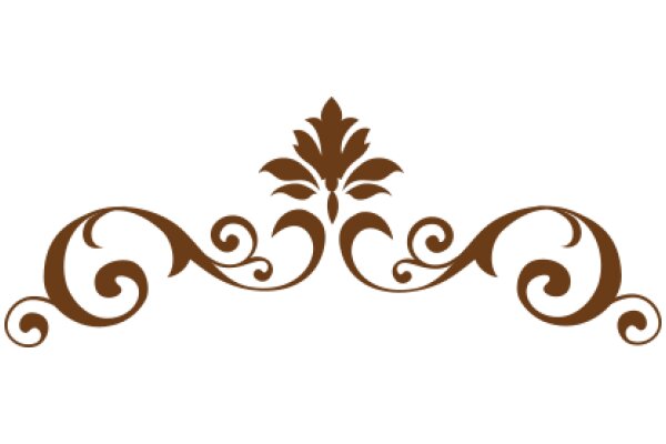 Elegant Brown Floral Design