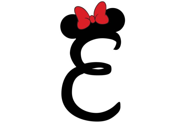 Minimalist Mickey Mouse Logo