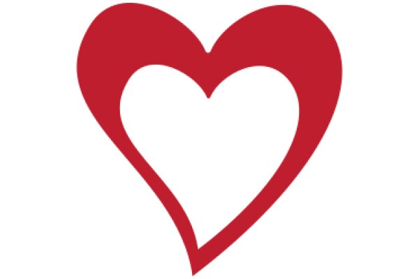 A Simple, Red Heart Symbol