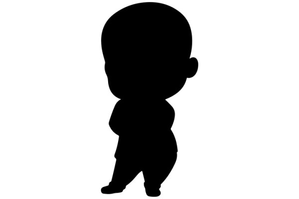 A Silhouette of a Child's Profile