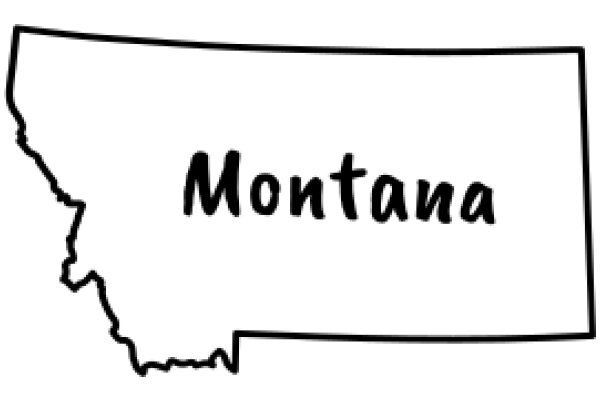 Simplistic Map of Montana