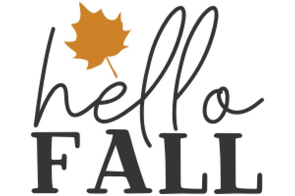 Autumn Greeting: A Seasonal Welcome Sign