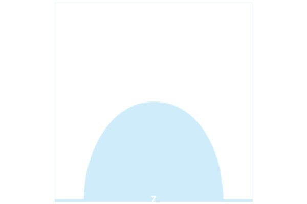 A Simple, Clean Design: A Blue Circle on a White Background