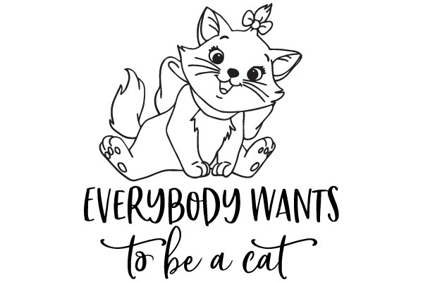 Everybody Wants to Be a Cat: A Whimsical Cartoon