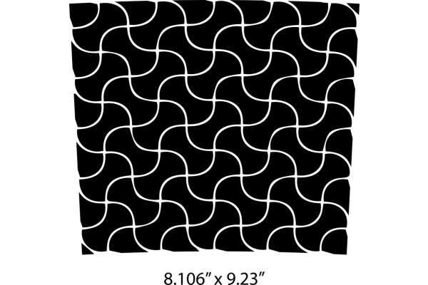 Abstract Pattern with dimensions