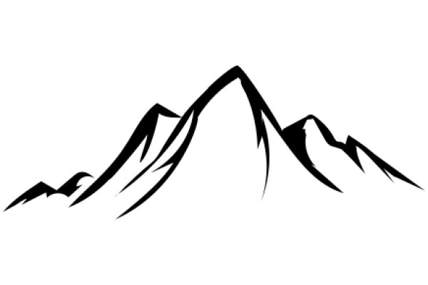 Silhouette of a Mountain Range