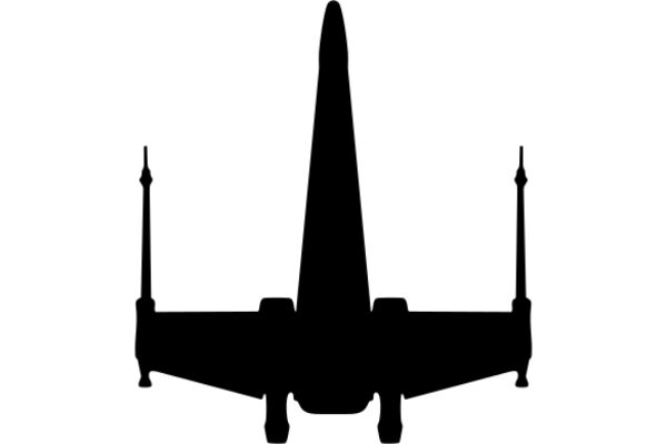 Silhouette of a Fighter Jet