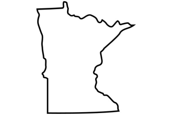 Simplified Map of the State of Wisconsin