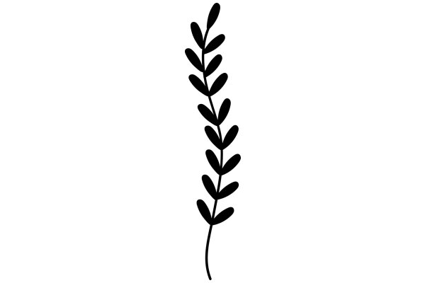 Stylized Artwork of a Plant