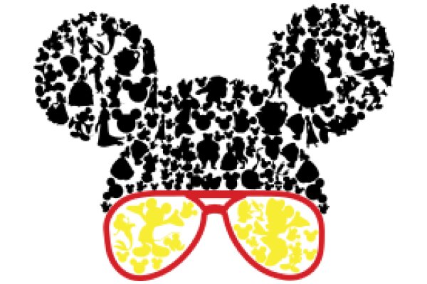 Mickey Mouse and Sunglasses: A Playful Silhouette