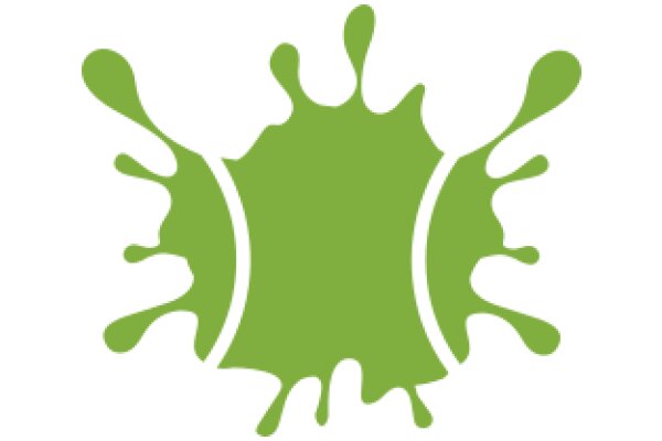 Vibrant Green Splatter Logo